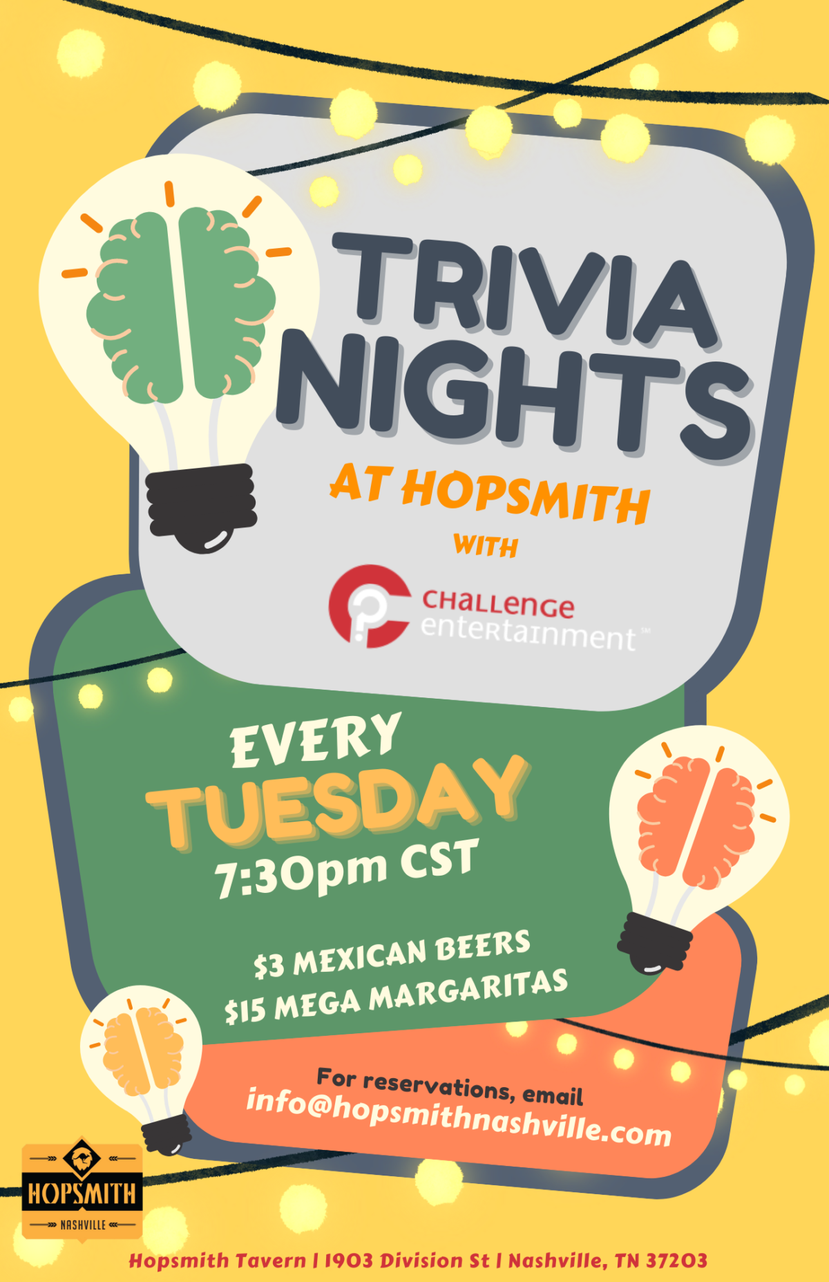 Trivia Night - Hopsmith Nashville